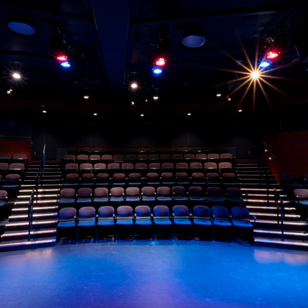 George & Sonja Vukasin Theatre from stage perspective